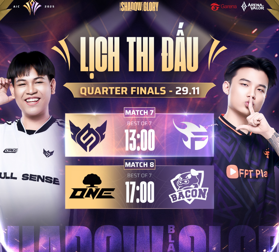 Lịch thi đấu AIC 2025 Lịch thi đấu AIC 2025