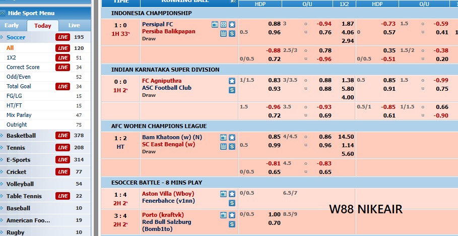 Lựa chọn xả kèo W88 Lựa chọn xả kèo W88