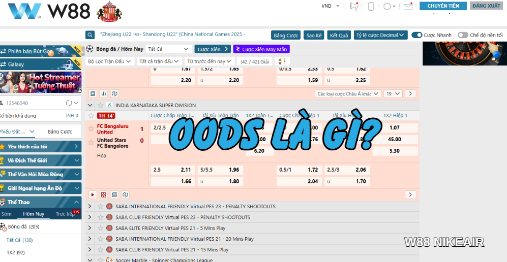 Odds là gì?