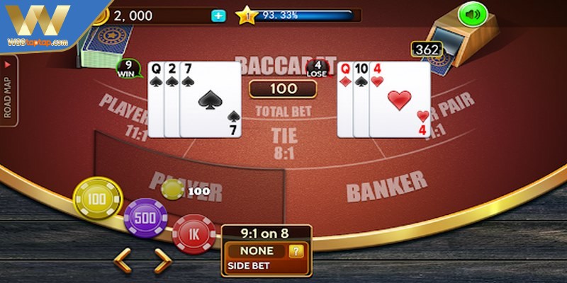 Baccarat lựa chọn phổ biến với nhiều cược thủ khi tham gia game bài